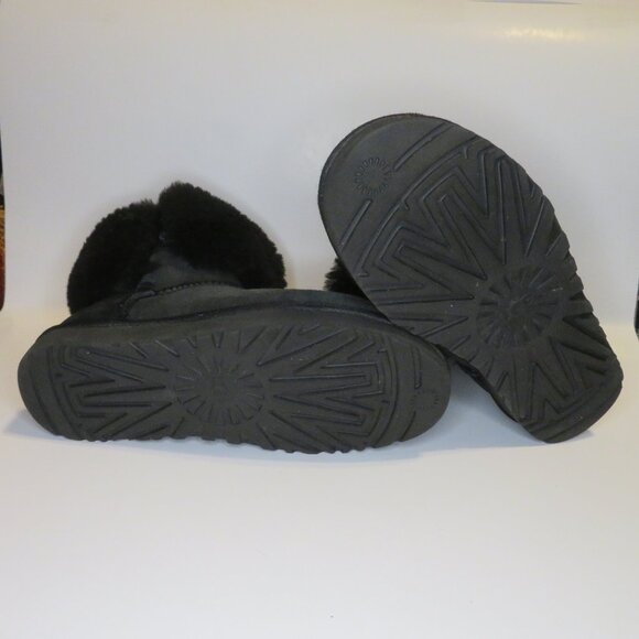 Ugg Women's Bailey Button Bling Boot black size 6 - Picture 8 of 8